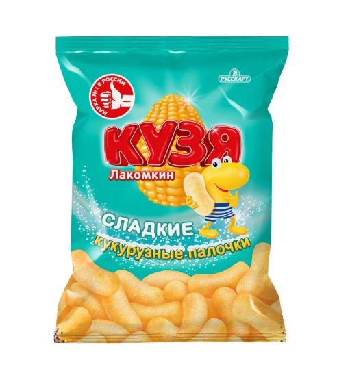 

Палочки кукурузные Кузя Лакомкин сладкие 140 г