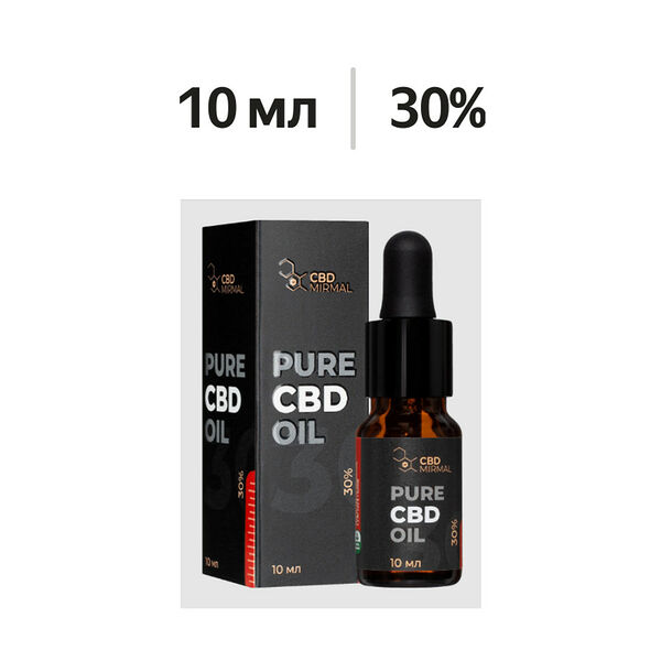 Масло MIRMAL CBD 30% 10мл, Россия