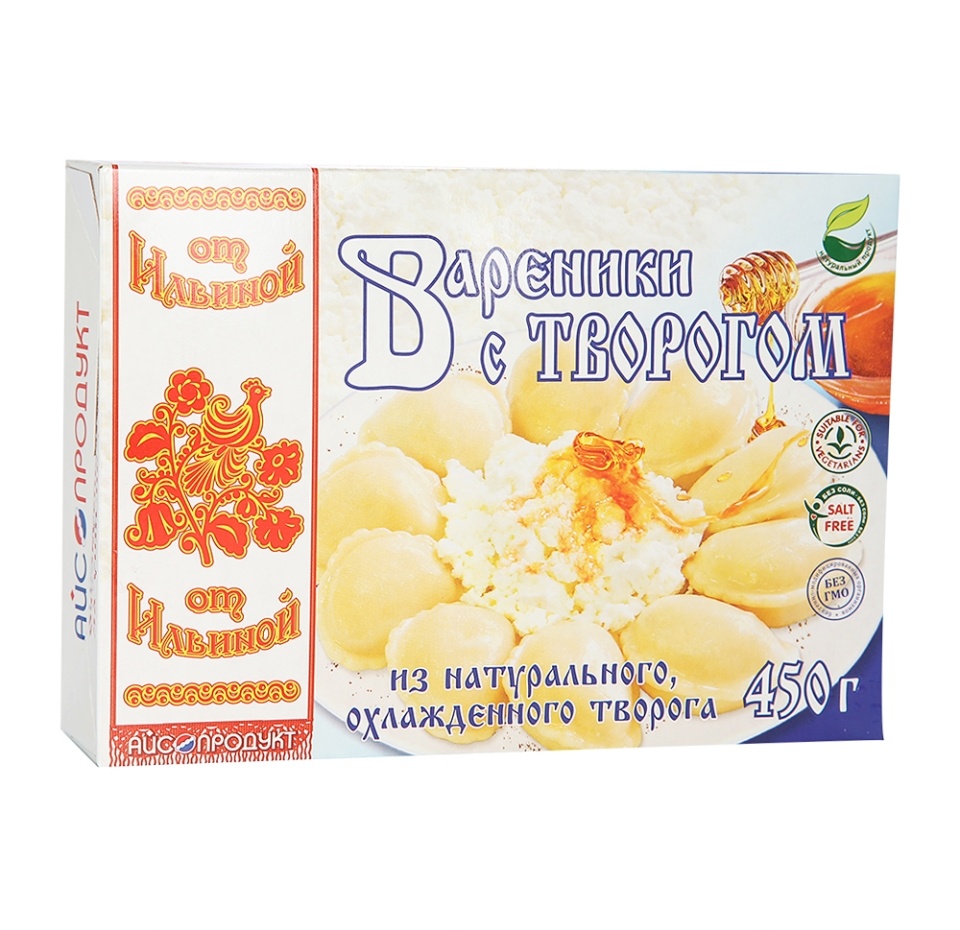 

Вареники От Ильиной с творогом 450 г