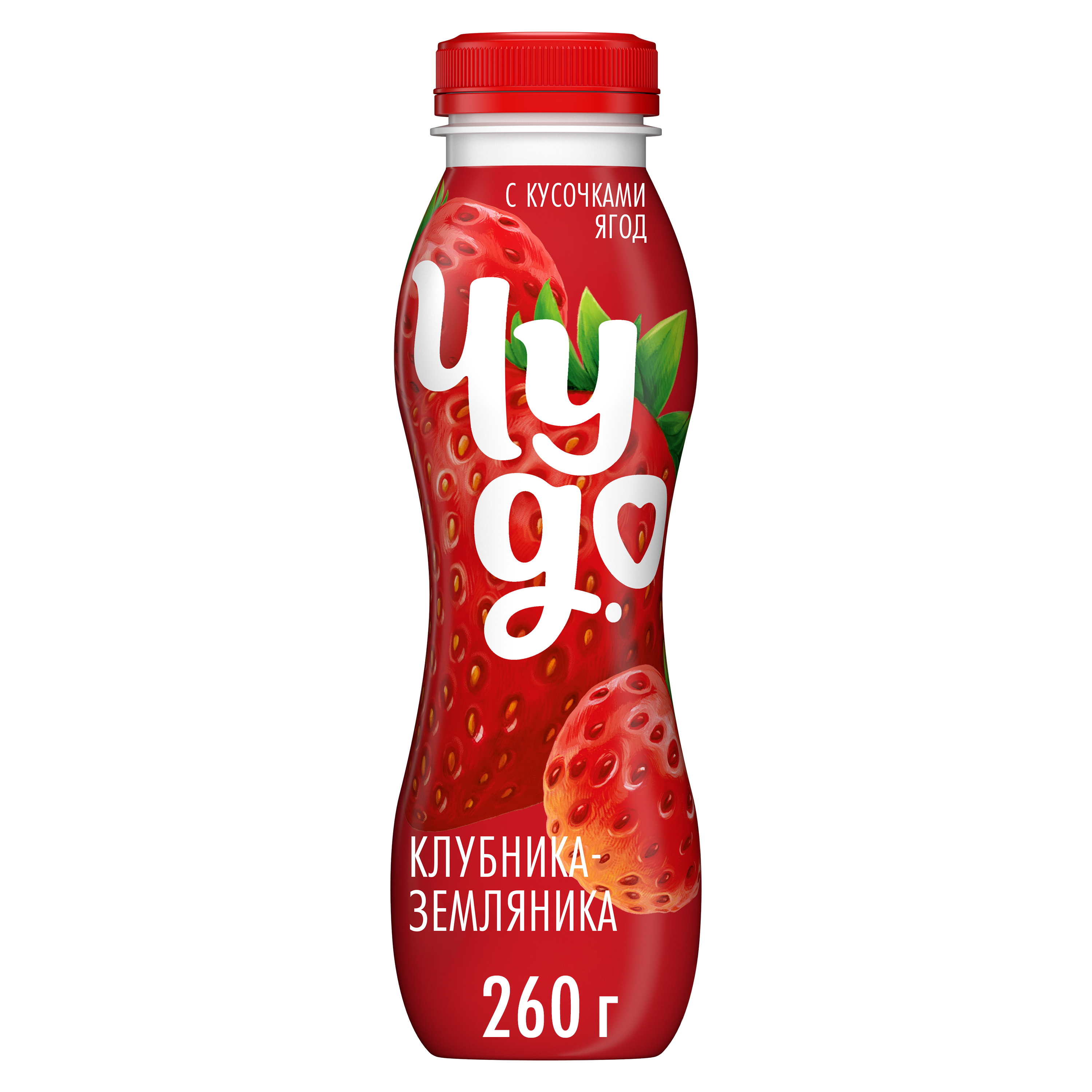 

Йогурт питьевой Чудо Клубника-земляника 1.9% 260 г