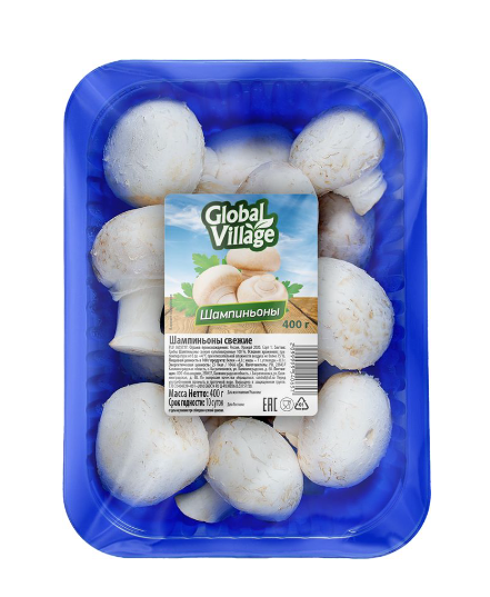 Грибы Global Village шампиньоны 400 г