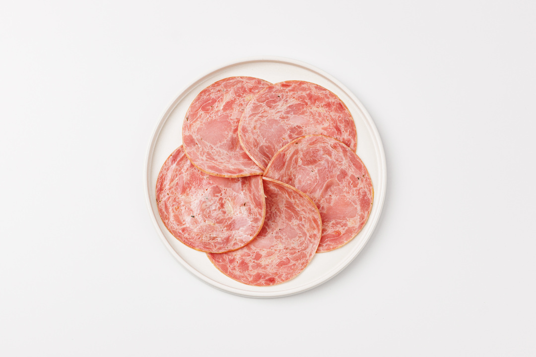 

Ветчина ВкусВилл Аппетитная из индейки нарезка 100 г