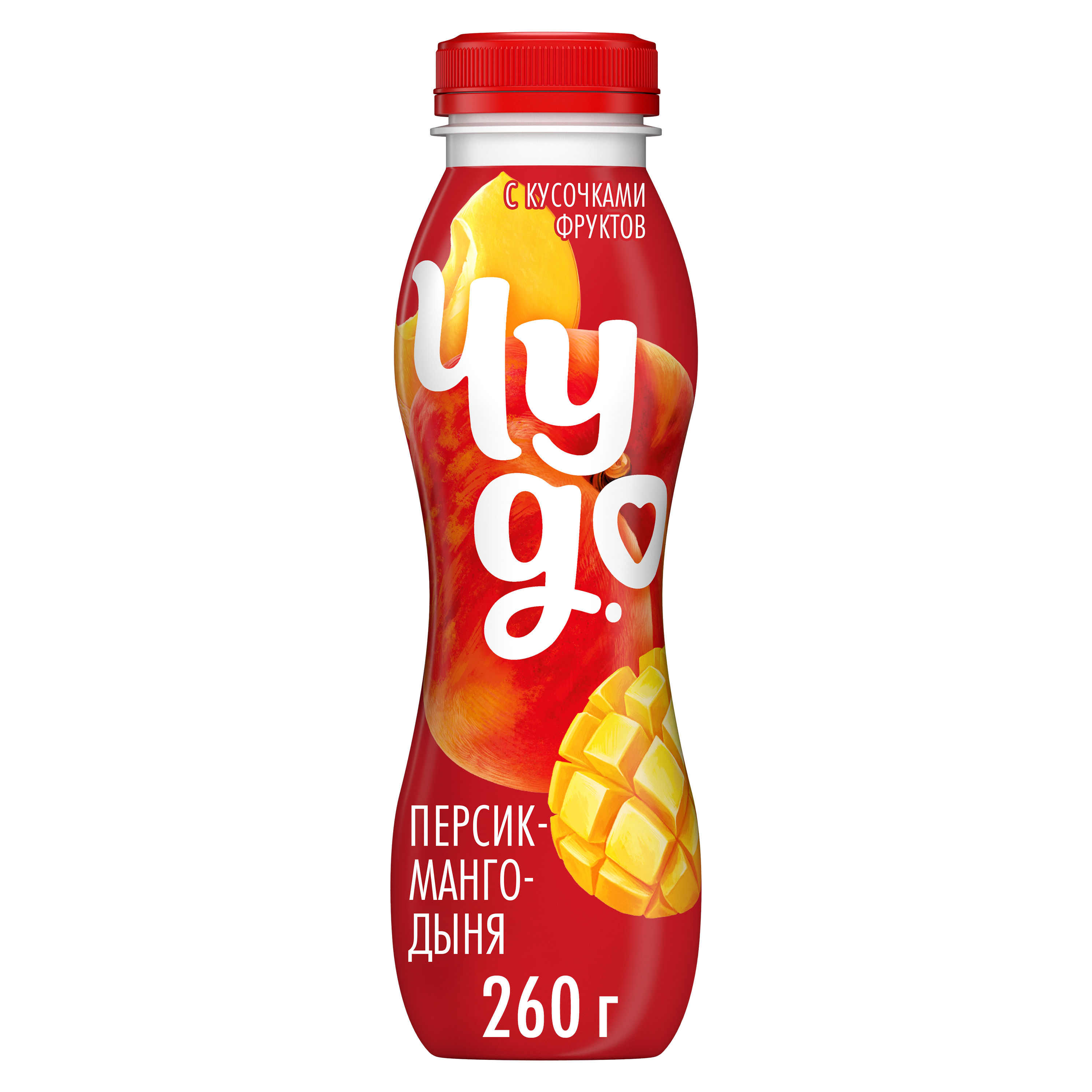 

Йогурт питьевой Чудо Персик-манго-дыня 1.9% 260 г