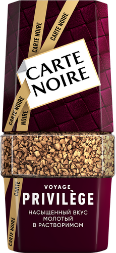 

Кофе растворимый Carte Noire Privilege с добавлением молотого 95 г