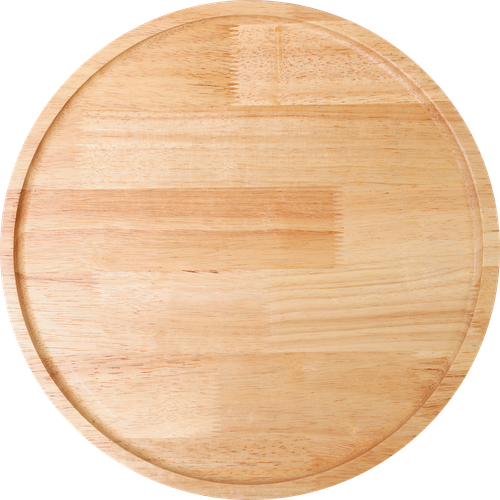 

Тарелка Homeclub Wood каучуковое дерево 33 см