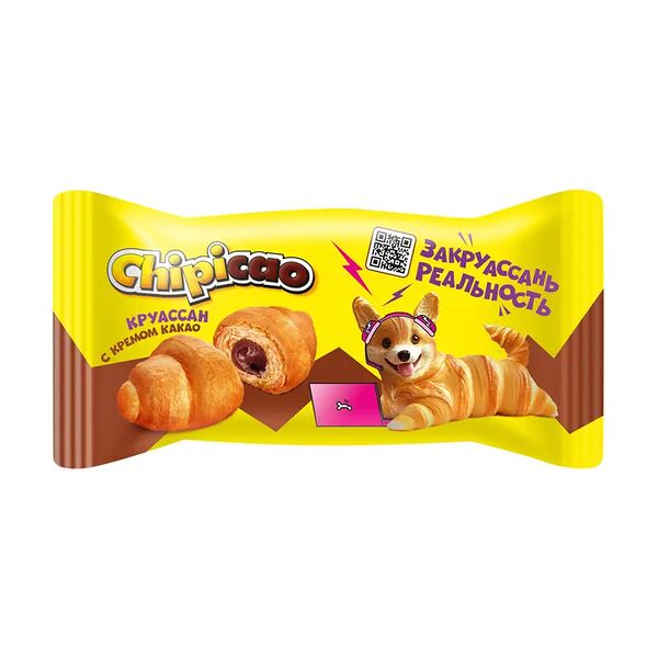 Круассан, Chipicao, с кремом 