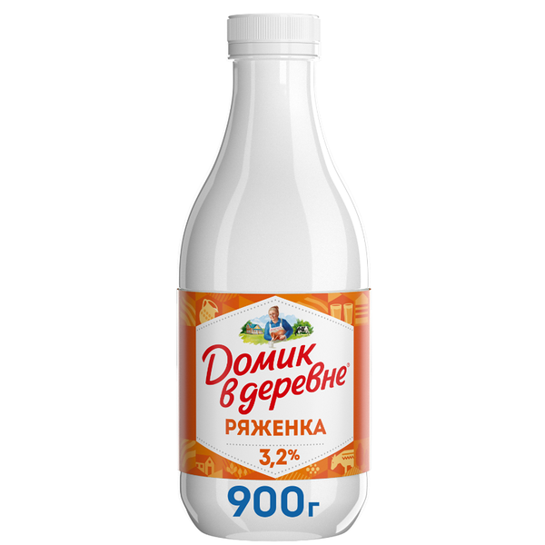 Ряженка Домик в деревне 3.2% 900 г