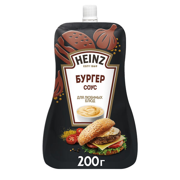 Соус Бургер Heinz, дой-пак, 200 г