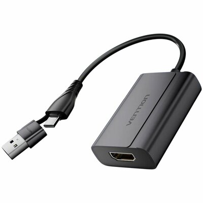 Адаптер Vention ACYHB USB3.1 USB-C(m)- Display port (f)