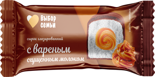 

Сырок глазированный Выбор семьи Вареная сгущенка 16% БЗМЖ 40 г