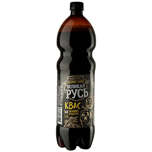 

Квас Великая Русь фильтрованный пастеризованный 1.5 л