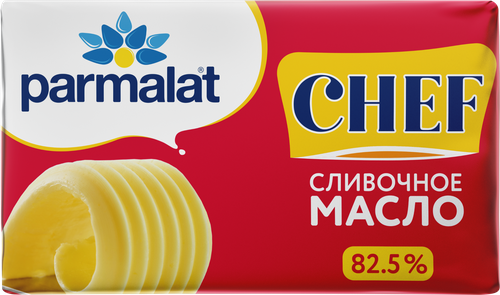 

Масло сливочное Parmalat несоленое 82.5% 180 г