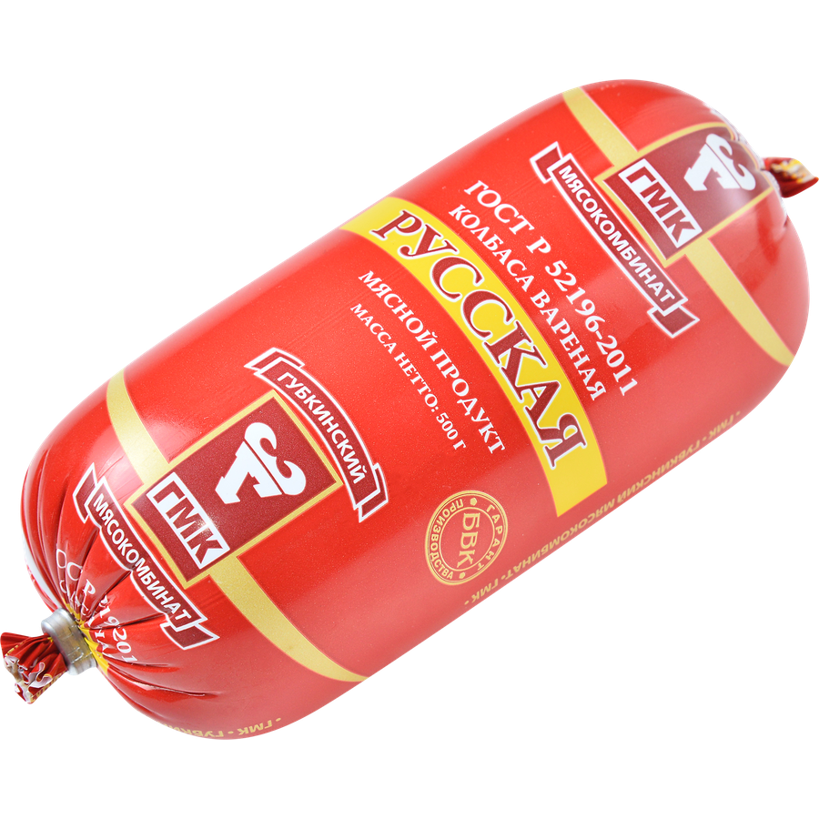 

Колбаса Губкинский мясокомбинат Русская варёная 500 г