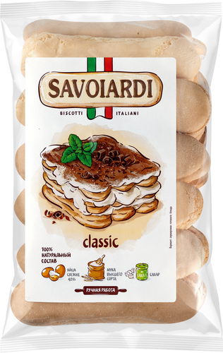 

Печенье Savoiardi Classic сдобное 300 г
