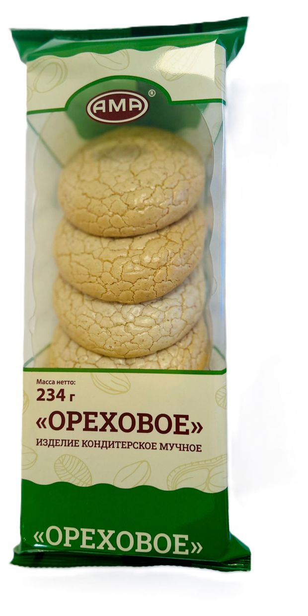 

Пирожное Ама ореховое, 234 г