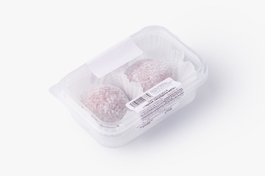 

Пирожное моти ВкусВилл Черная смородина, мята 80 г