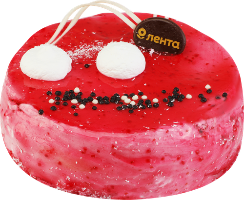 

Торт Лента Fresh Малиновый с творожным кремом 1 кг