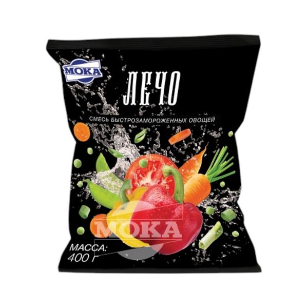 Смесь овощей быстрозам Лечо Мока 400г пэт пак