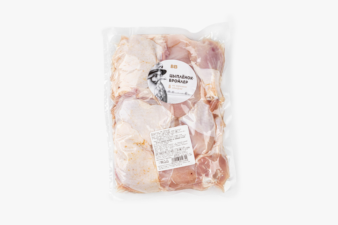 

Ассорти из цыпленка-бройлера ВкусВилл на зерновом откорме вес