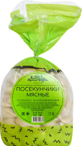

Посекунчики Лядовские продукты с мясом категория В 450 г