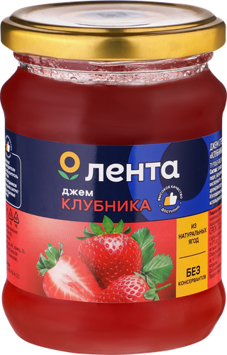 

Джем Лента Клубничный 310 г