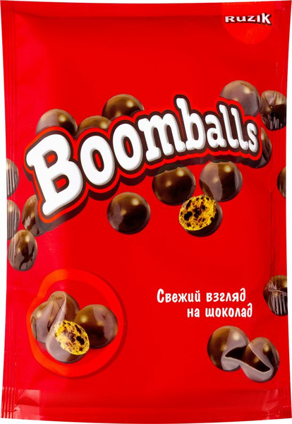 

Конфеты Рузик Boomballs Шарик 100 г