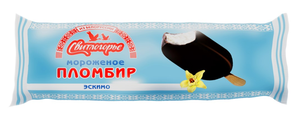 

Мороженое Свитлогорье пломбир ванильный с шоколадной глазурью эскимо 80 г