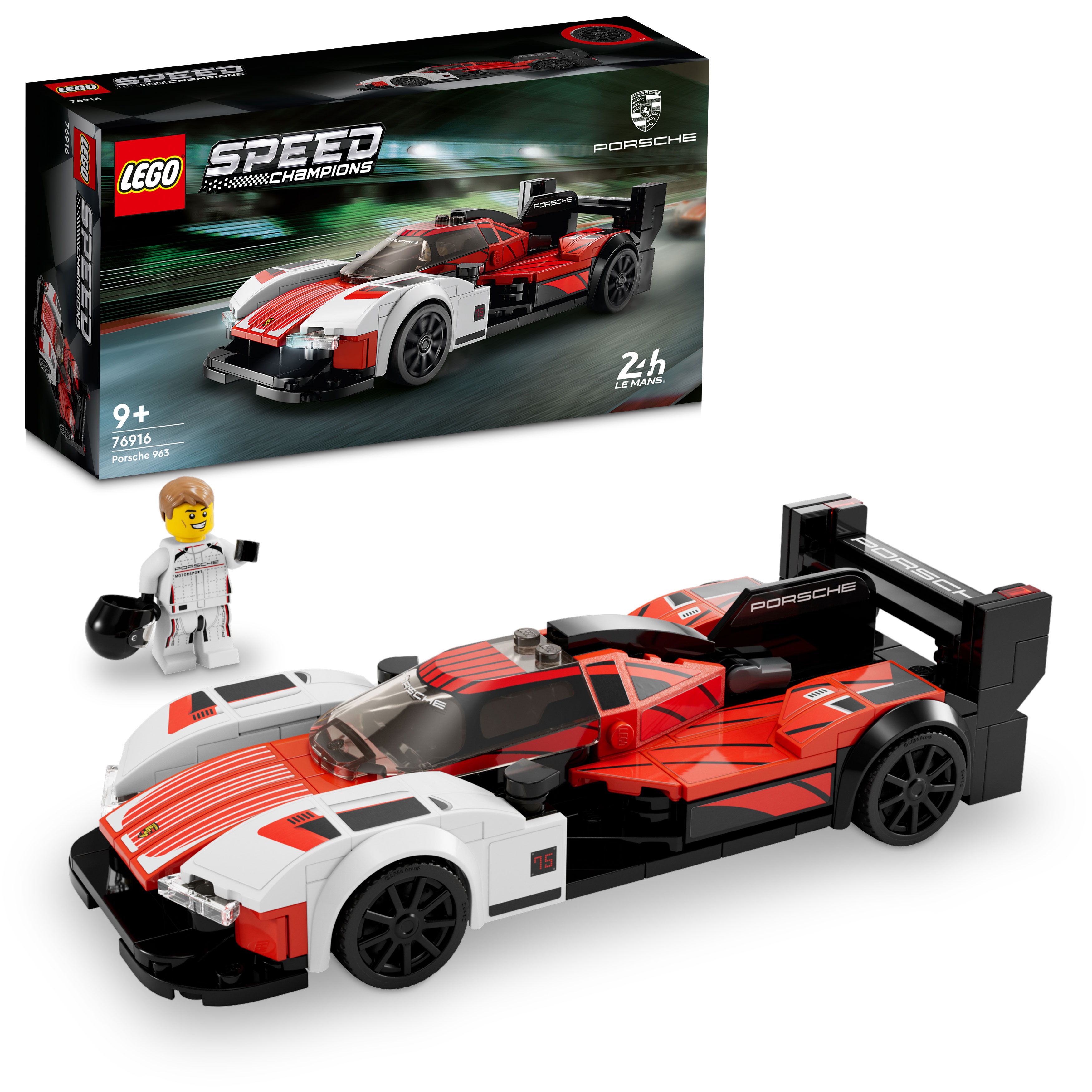 

Конструктор Lego Speed Champions Porsche 963 арт. 76916 280 деталей