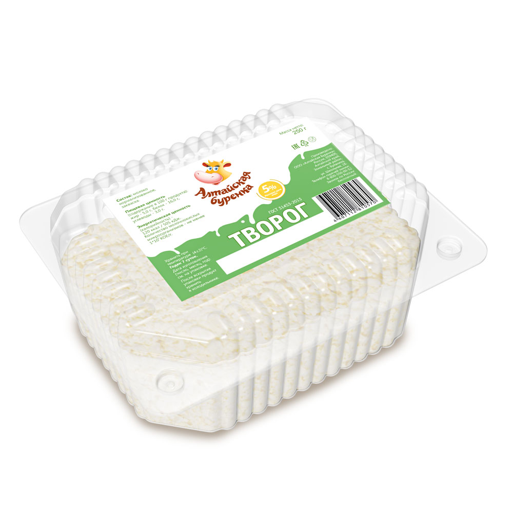 

Творог Алтайская Буренка 5% 250 г