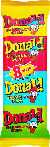 

Жевательная резинка Donald Mix Тутти-фрутти с вкладышами 36 г