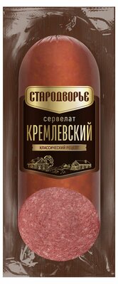 Колбаса варено-копченая Стародворье сервелат Кремлевский 350 г