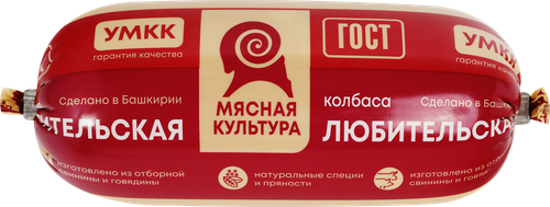 

Колбаса вареная УМКК Любительская 370 г