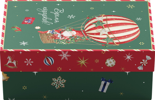 

Коробка упаковочная подарочная City Home Trade 24 x 17 x 11 см цвет и дизайн в ассортименте