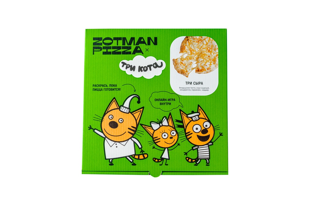 

Пицца замороженная Zotman pizza Три кота Три сыра 250 г