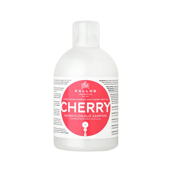 Шампунь для волос Kallos Cosmetics Cherry с маслом вишневых косточек 1000 мл
