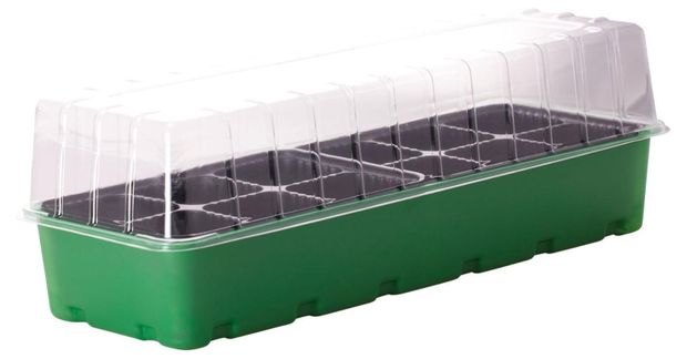 

Мини-парник для рассады INGREEN Smart Solution 40см 40х17,4х13см на 12 ячеек, зеленый