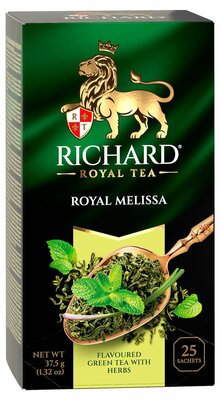 Чай зеленый Ричард (Richard) Королевская мелисса (Royal Melissa) 37.5 г 25 пакетиков