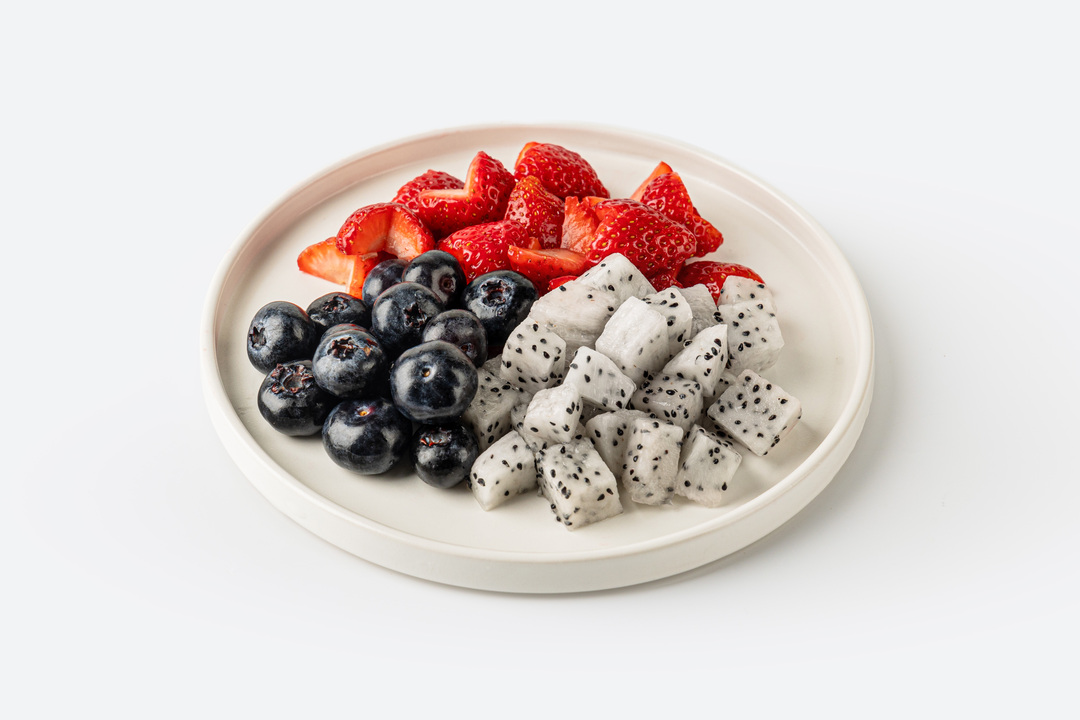 

Фруктовый микс Фруткорт Голубика, питахайя, клубника 220 г