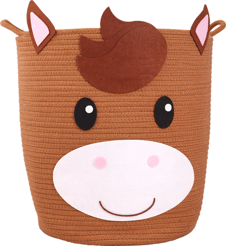 Корзина для хранения Homeclub Лошадь 30х40 см