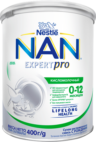 

Смесь сухая NAN Expertpro 1 кисломолочная с рождения 400 г