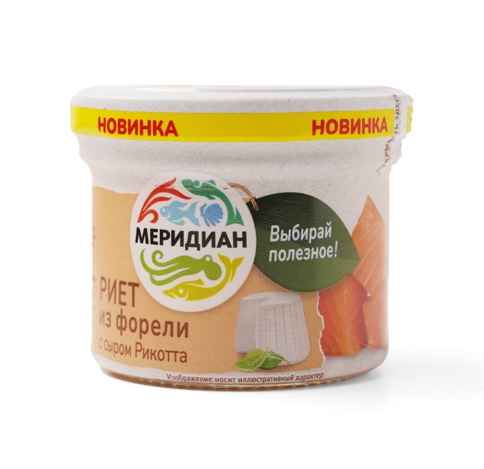 

Риет из форели Меридиан с сыром Рикотта 100 г