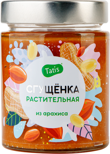

Паста-сгущенка арахисовая Tatis без сахара 250 г