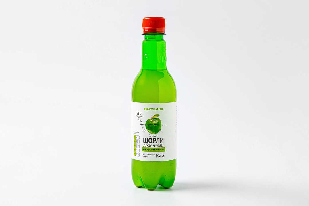 

Напиток ВкусВилл Шорли яблочный Сербия