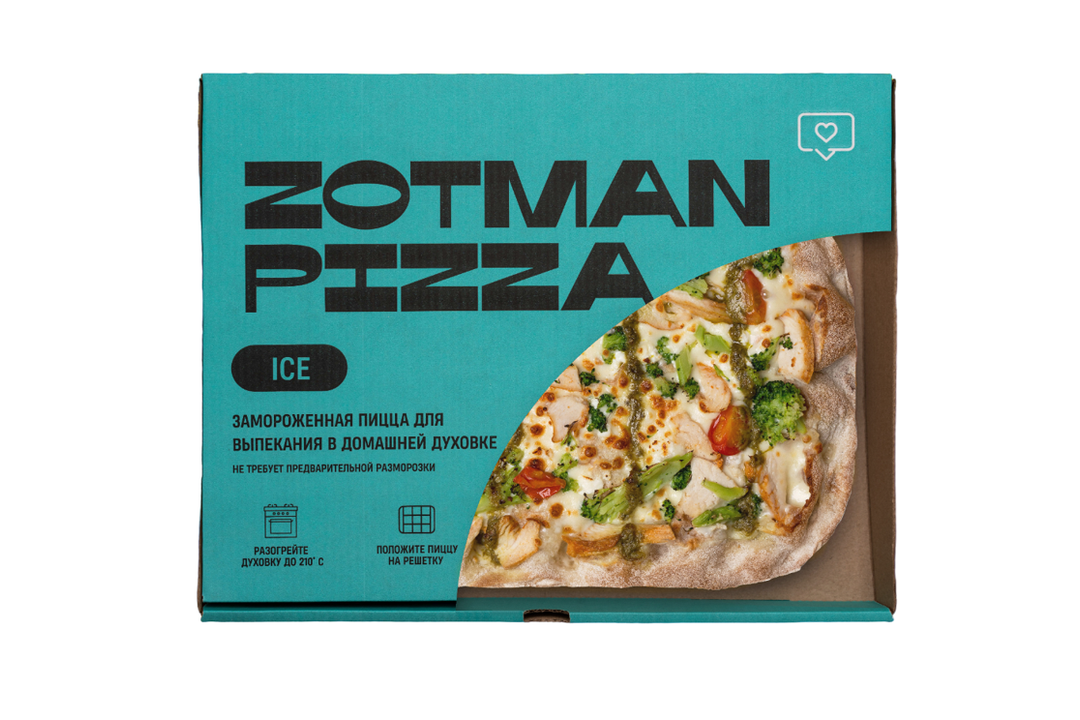 

Пицца замороженная Zotman pizza Цыпленок с песто 450 г