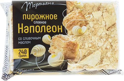 

Пирожное Тортьяна Наполеон 240 г