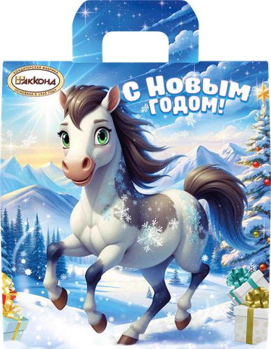 

Подарок новогодний Акконд N39 Улыбка зимы 400 г дизайн в ассортименте