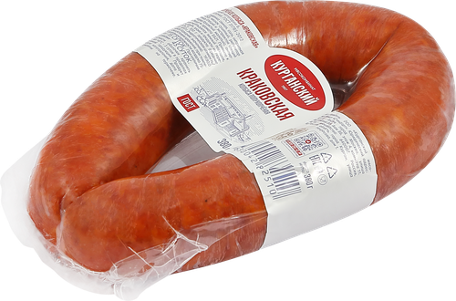 

Колбаса полукопченая Курганский мясокомбинат краковская 380 г