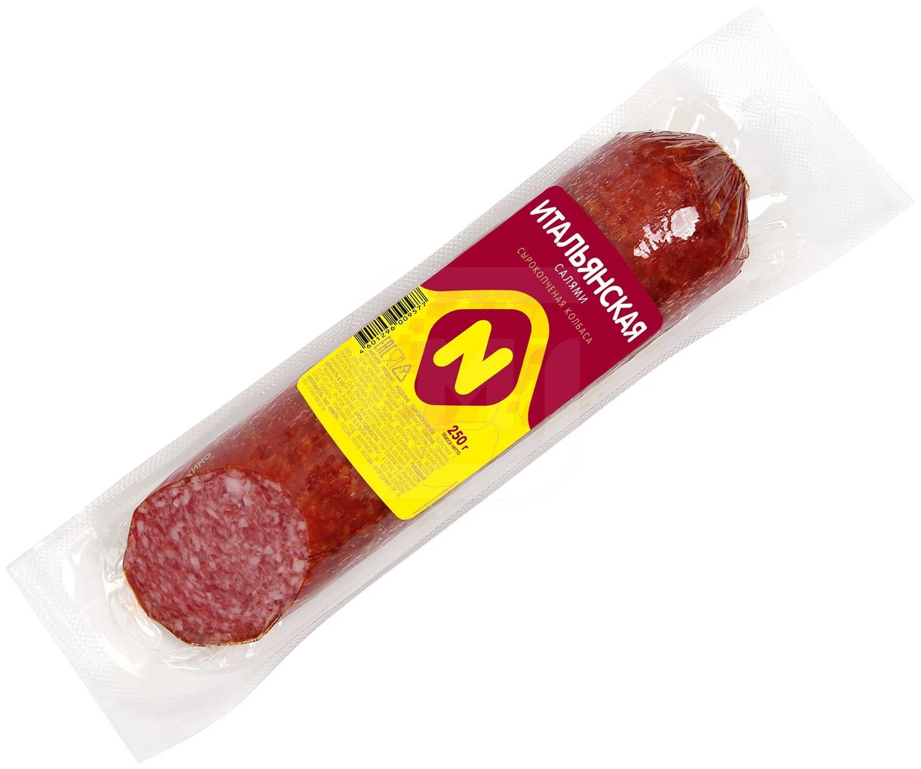 

Колбаса сырокопченая Останкино Салями Итальянская 250 г