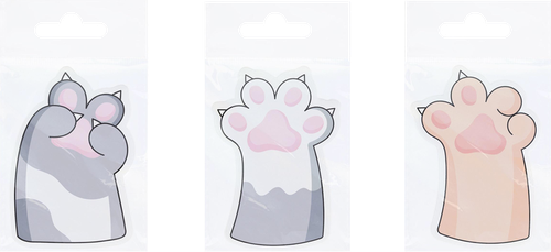 

Самоклеящийся блок Meshu Paws 40 л 1 шт в ассортименте