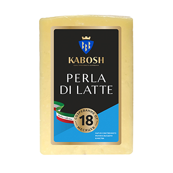 

Сыр твердый Kabosh Perla di Latte выдерж 24 месяца м.д.ж в сух веществе 50% вес